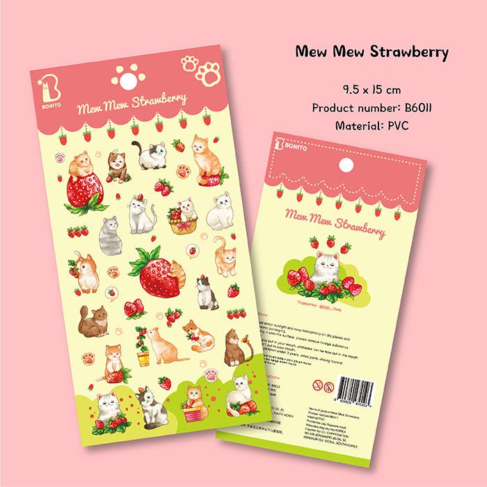 Bonito | Mew Mew Fraise pour la vente par LULUFUNSTUDIO