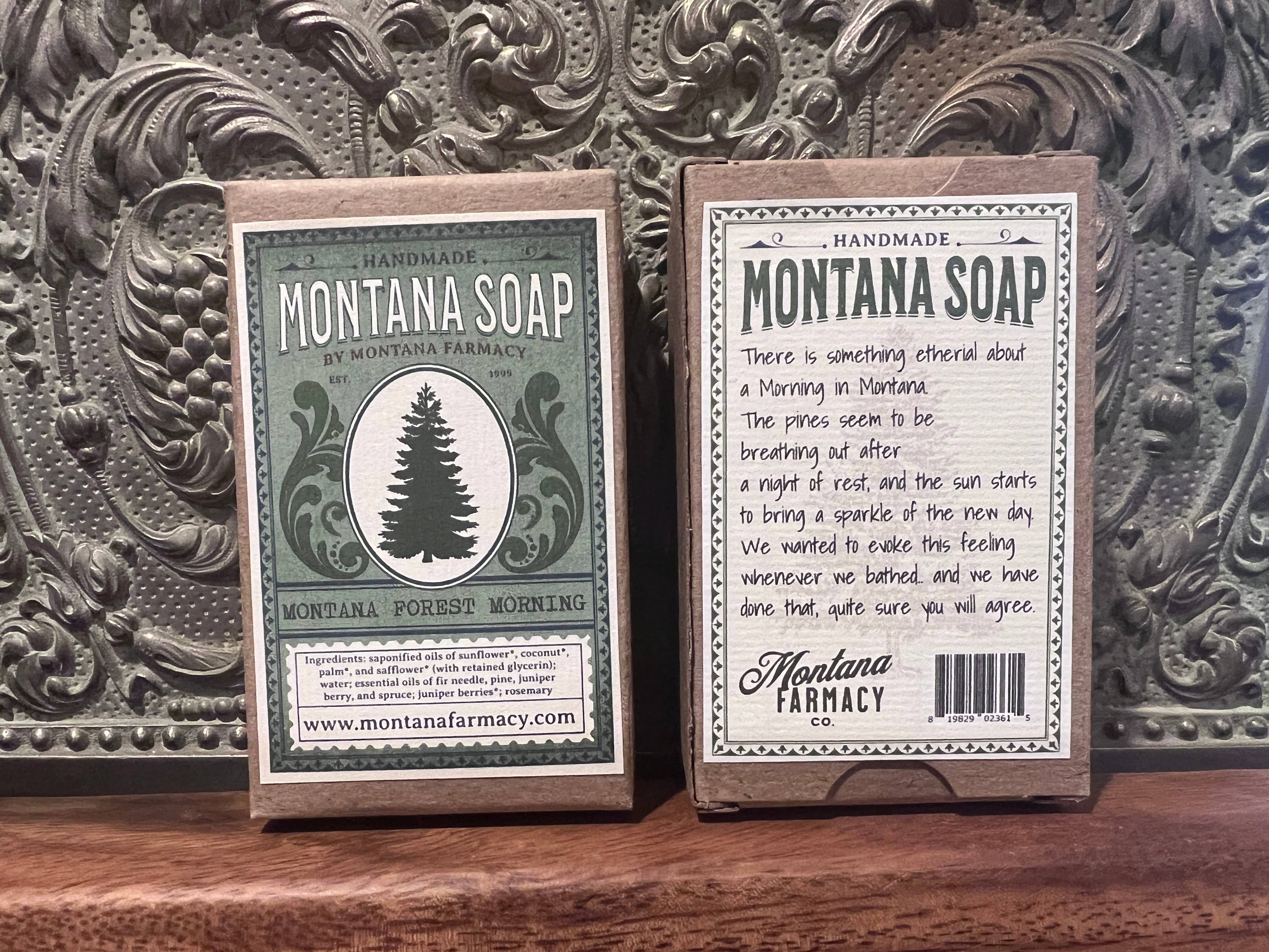 Montana Farmacy – wholesale Tvål – Montana Soap Mountain Morning Mist gran/frisk doft2