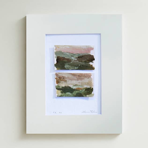 Montagne originali incorniciate per la vendita all'ingrosso da parte di Lauren Fuhr Design Co.