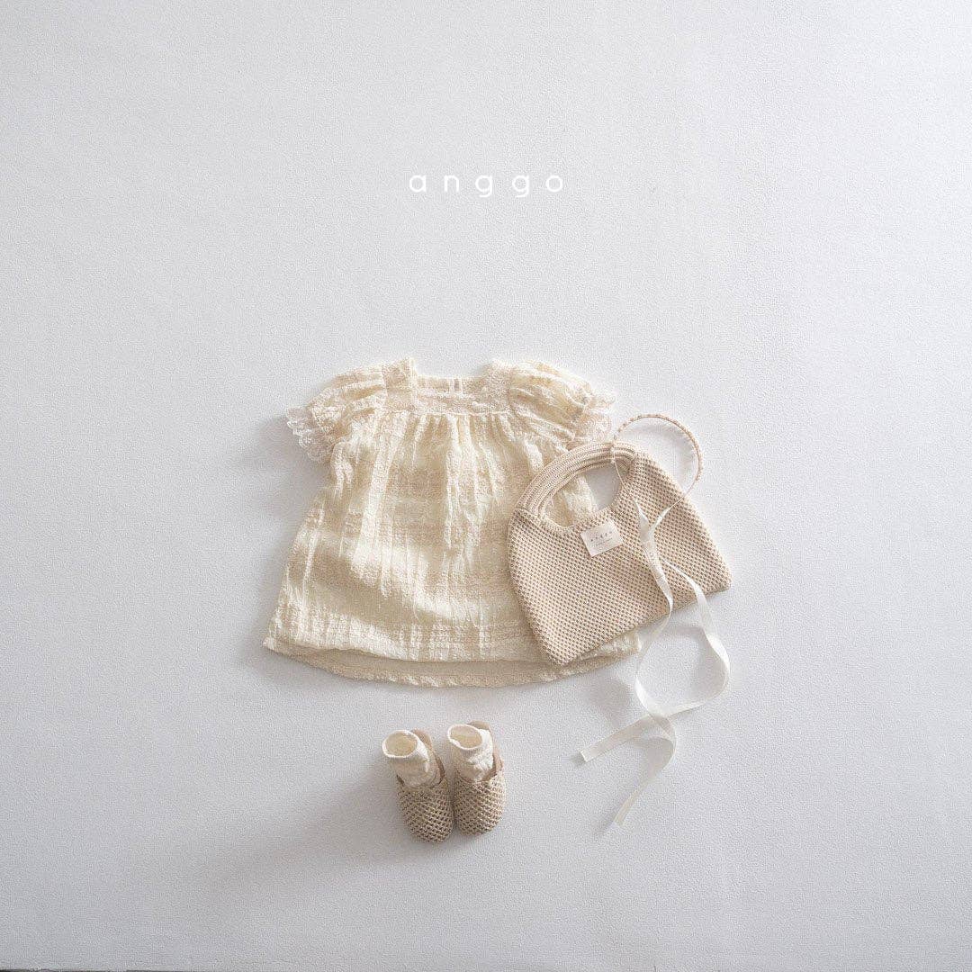 Cozy Kidz – wholesale Klänning – Barn – Ljus bomullsklänning för barn med puffärmar2