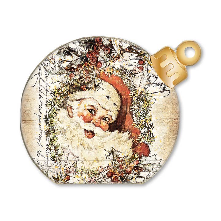 ORNAMENT DECORATIVE TABLETOP SITTER VINTAGE SANTA for wholesale by Jarmz Designs
