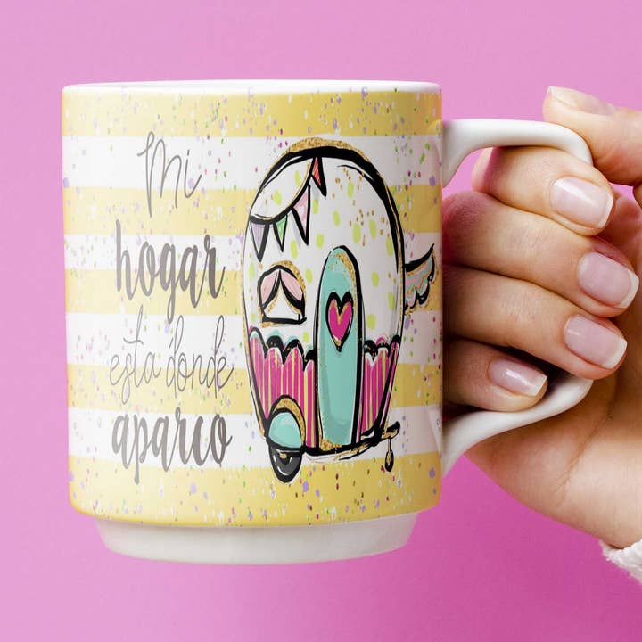 Mok mijn huis is waar ik parkeer voor wholesale door MissCreatica