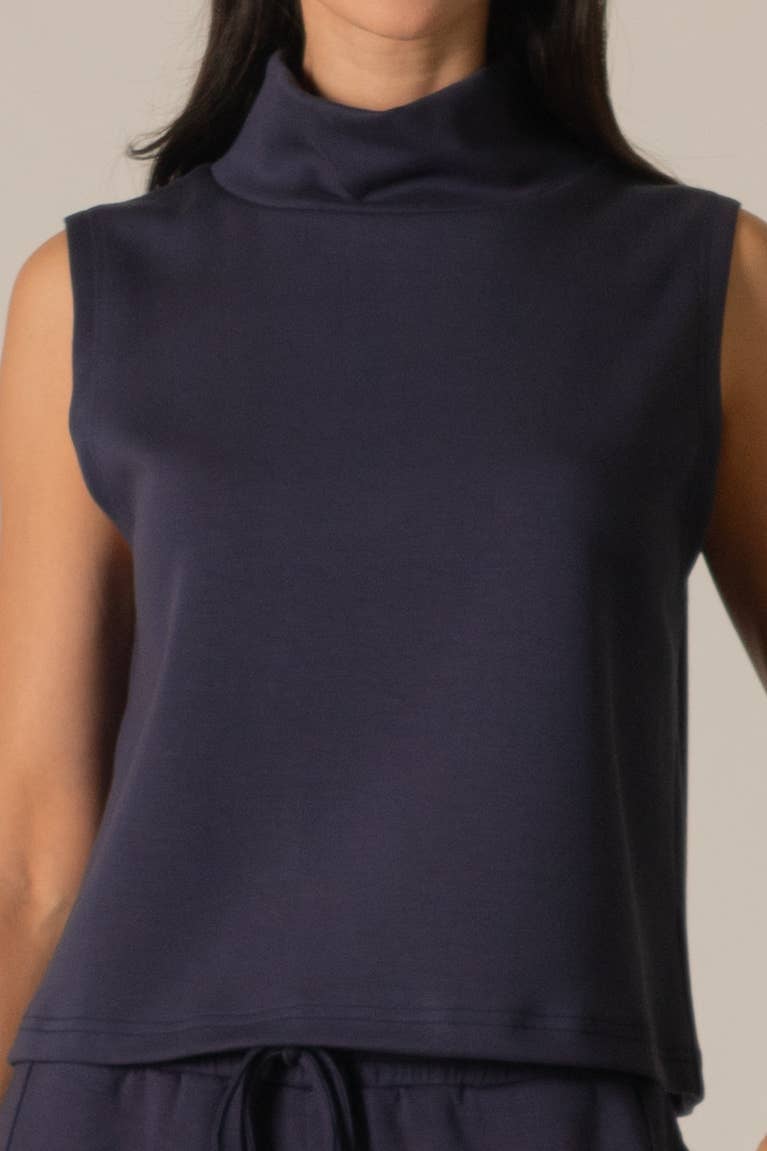P. CILL - Wholesale Knit Top - Women's - P. CILL Butter Modal Cowl Neck Sleeveless Top48