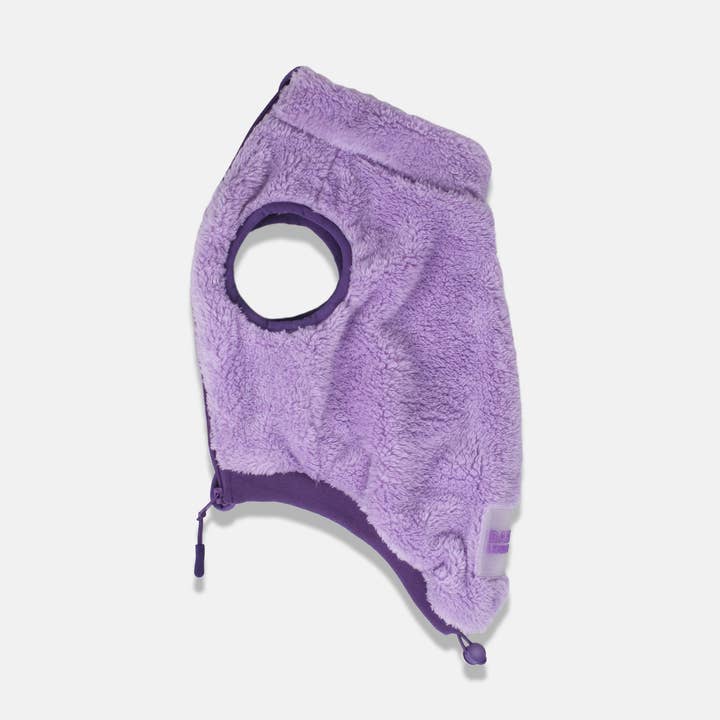 Colete para Cachorro de Sherpa Lilás | Fleece Confortável por atacado de Barc London
