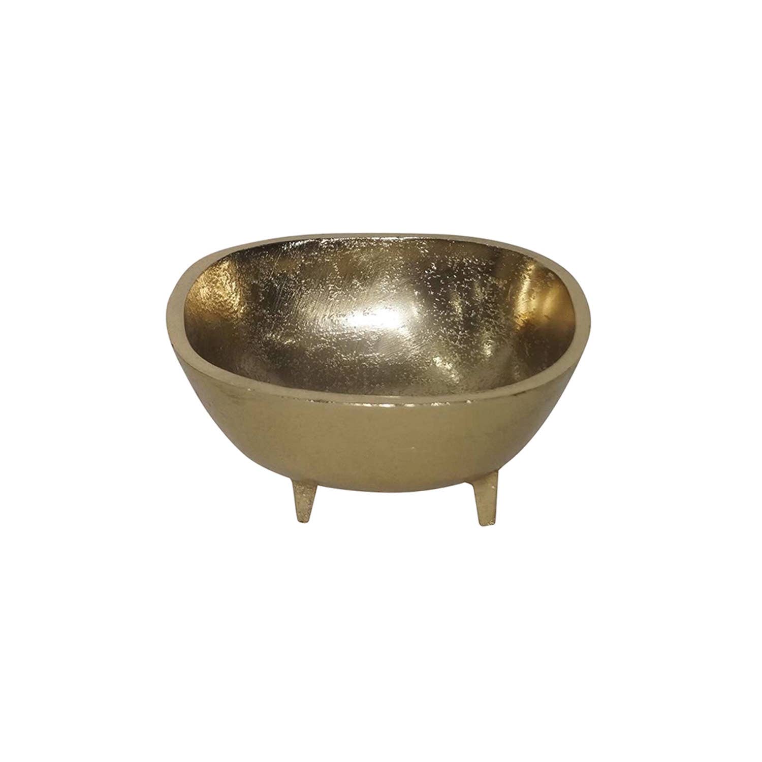 Opjet Paris - Wholesale Decorative Tabletop Object - Juliette square pm gold dish L13 P13 H6cm1