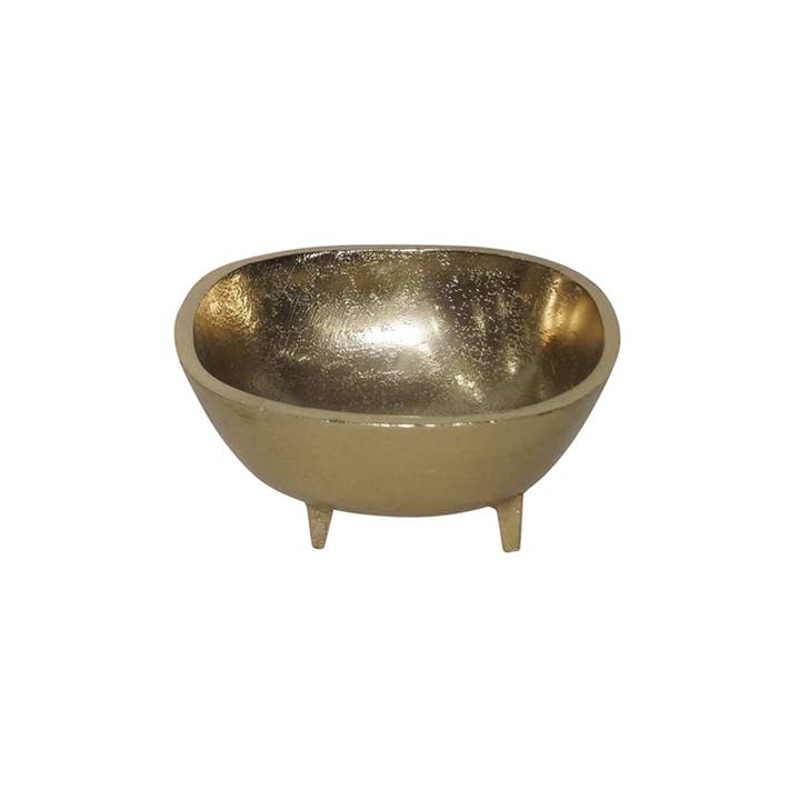 Opjet Paris - Wholesale Decorative Tabletop Object - Juliette square pm gold dish L13 P13 H6cm1