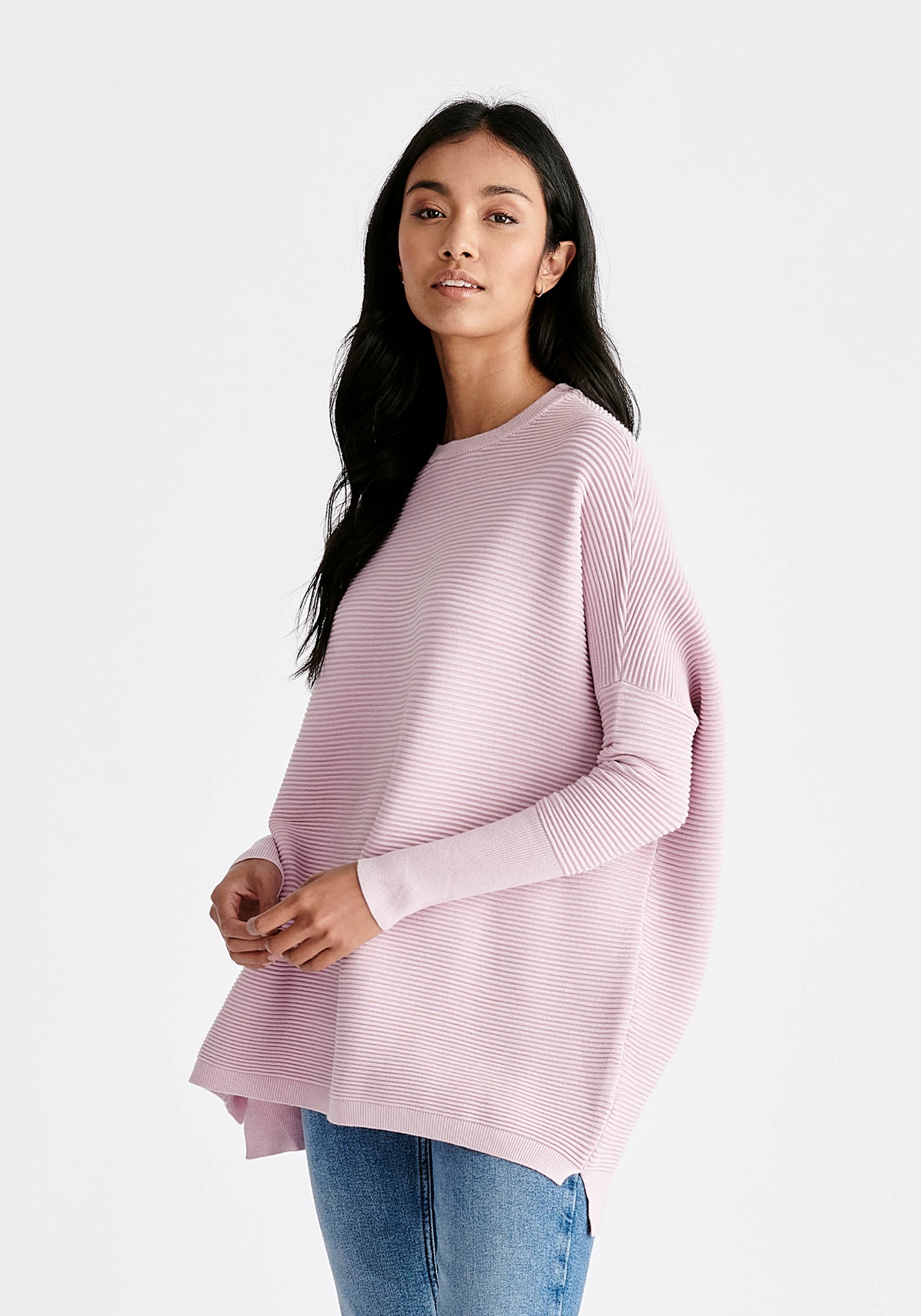 Paisie – wholesale Pullovertröja - Dam – Paisie ribbad tröja med lös passform75