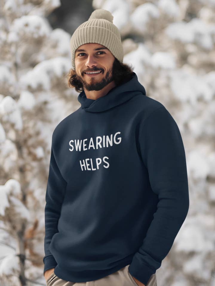 Swearing Helps - Men's Hoodie for wholesale by Smart Ass Shirts