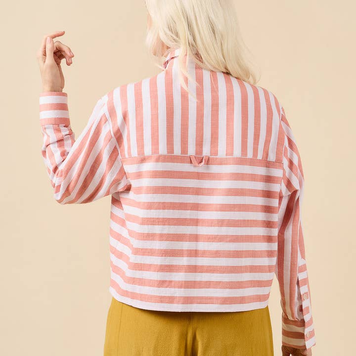 Closet Core Patterns - Wholesale Craft Sewing Kit - Jenna Shirt + Shirtdress Sewing pattern20