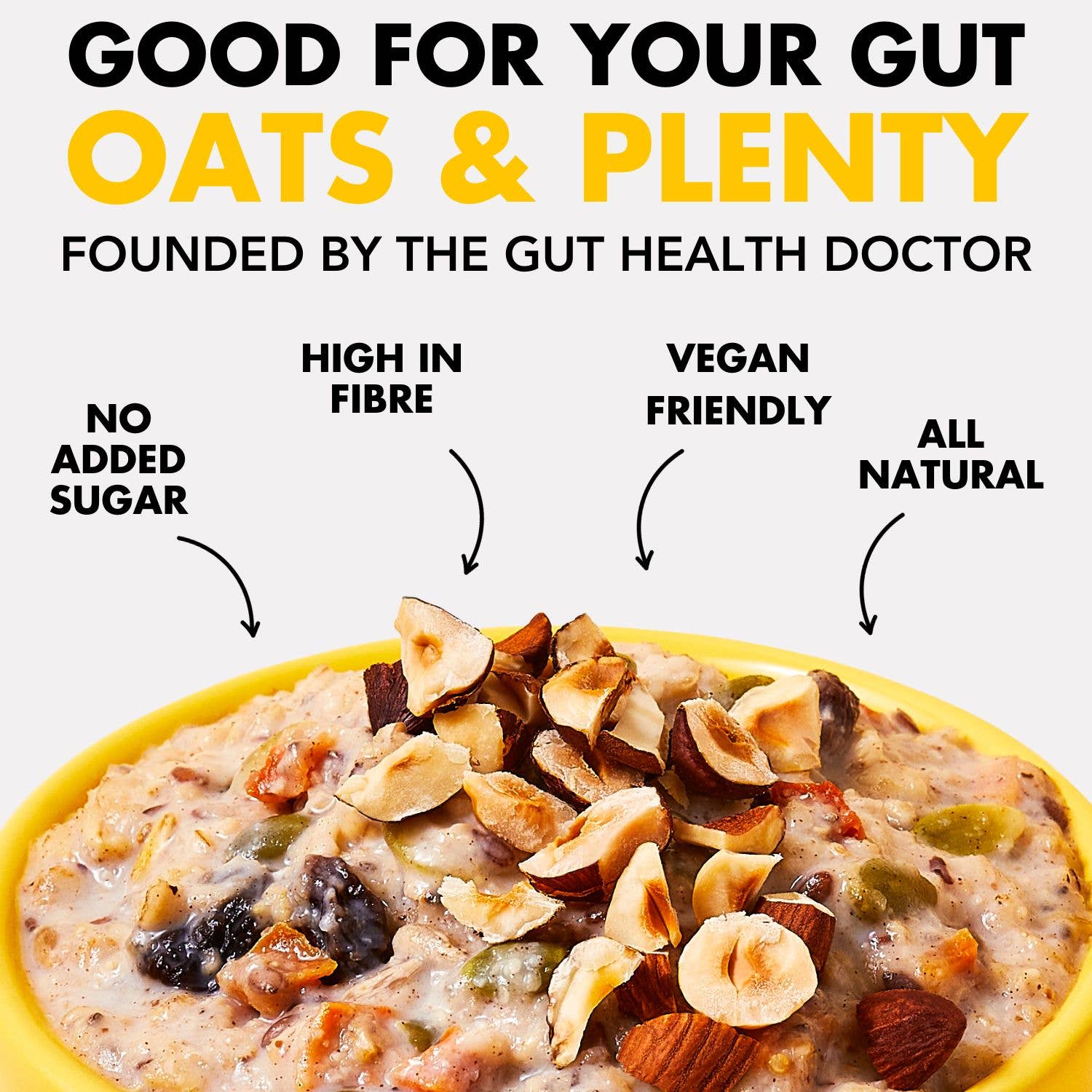 Bio & Me – wholesale Breakfast cereal – Super Seedy & Nutty Gut-Loving Prebiotic* Porridge - 400g1