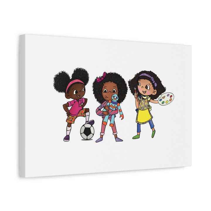 Ikuzi Dolls - Wholesale Art Print - Kids & Baby - Kids' Canvas Wall Art - Playful Characters for Creative Spaces72