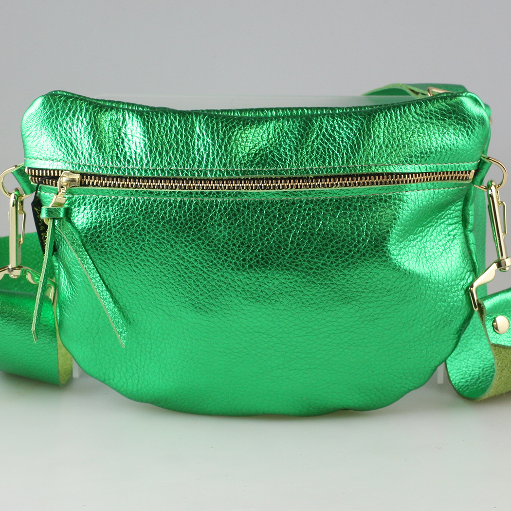 Zina Kao Exclusives - Wholesale Belt Bag - Women's - The Metallic Ruston Hipbag/Crossbody/Sling25