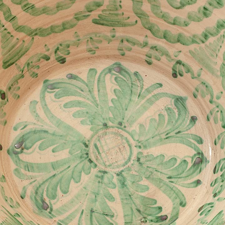 Eturel Madrid - Wholesale Decorative Plate/Dish/Bowl - Green lebrillos granaÃnos