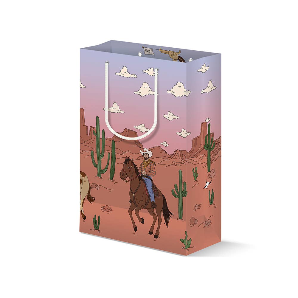 Illustrating Amy - Wholesale Gift Bag - Wild West Gift Bag1