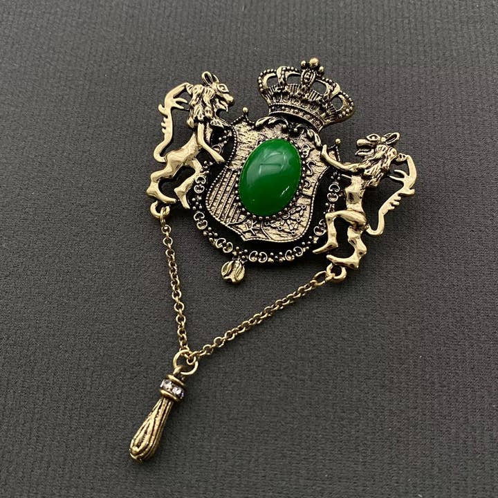 Vintage Baroque Style Brooch for wholesale by Mio Queena