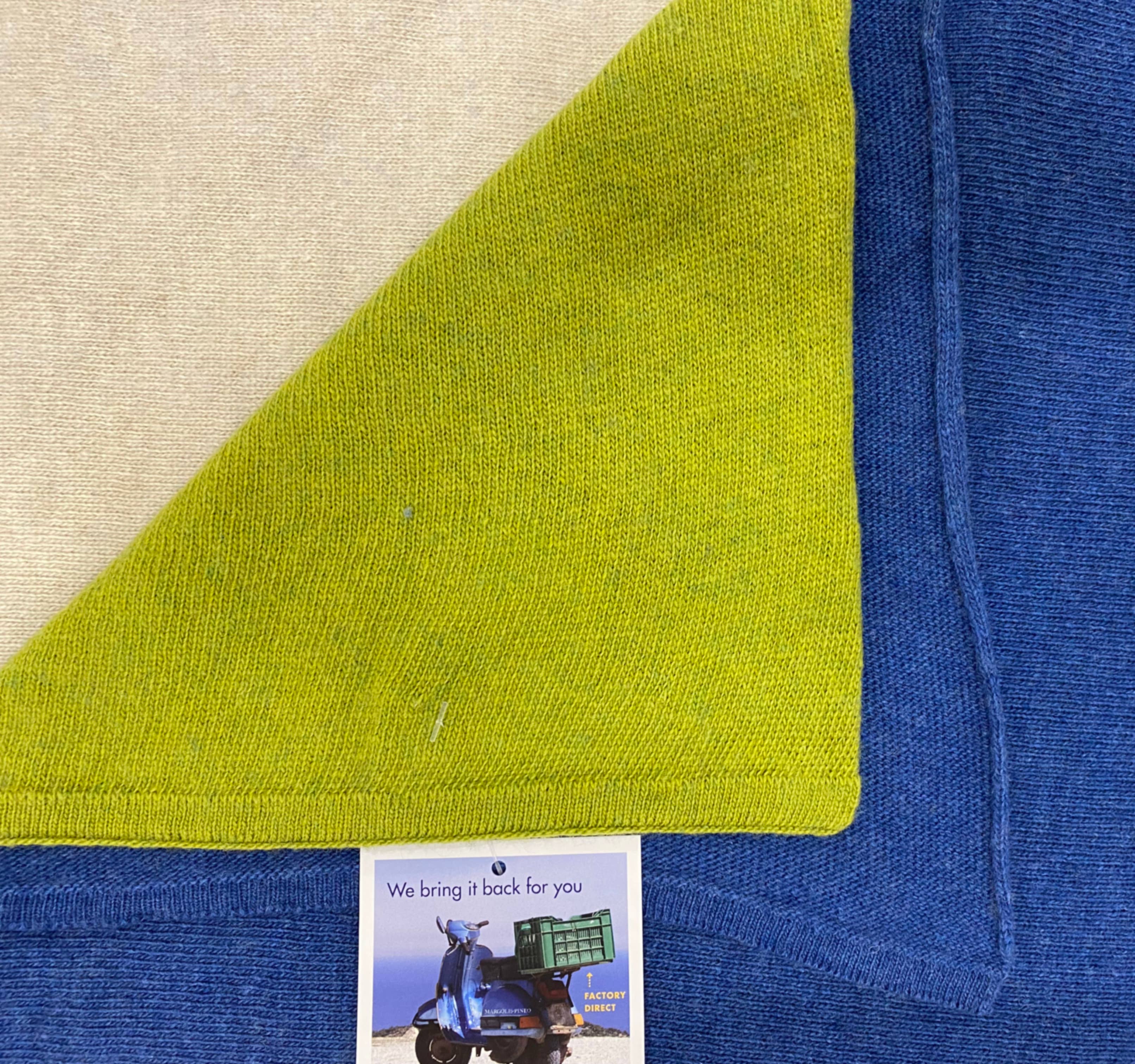 Margolis Pineo Italia - Wholesale Throw Blanket - COZY CASHMERE BLEND THROW, 'TRICOLORE' - HOLIDAY FAVE!12