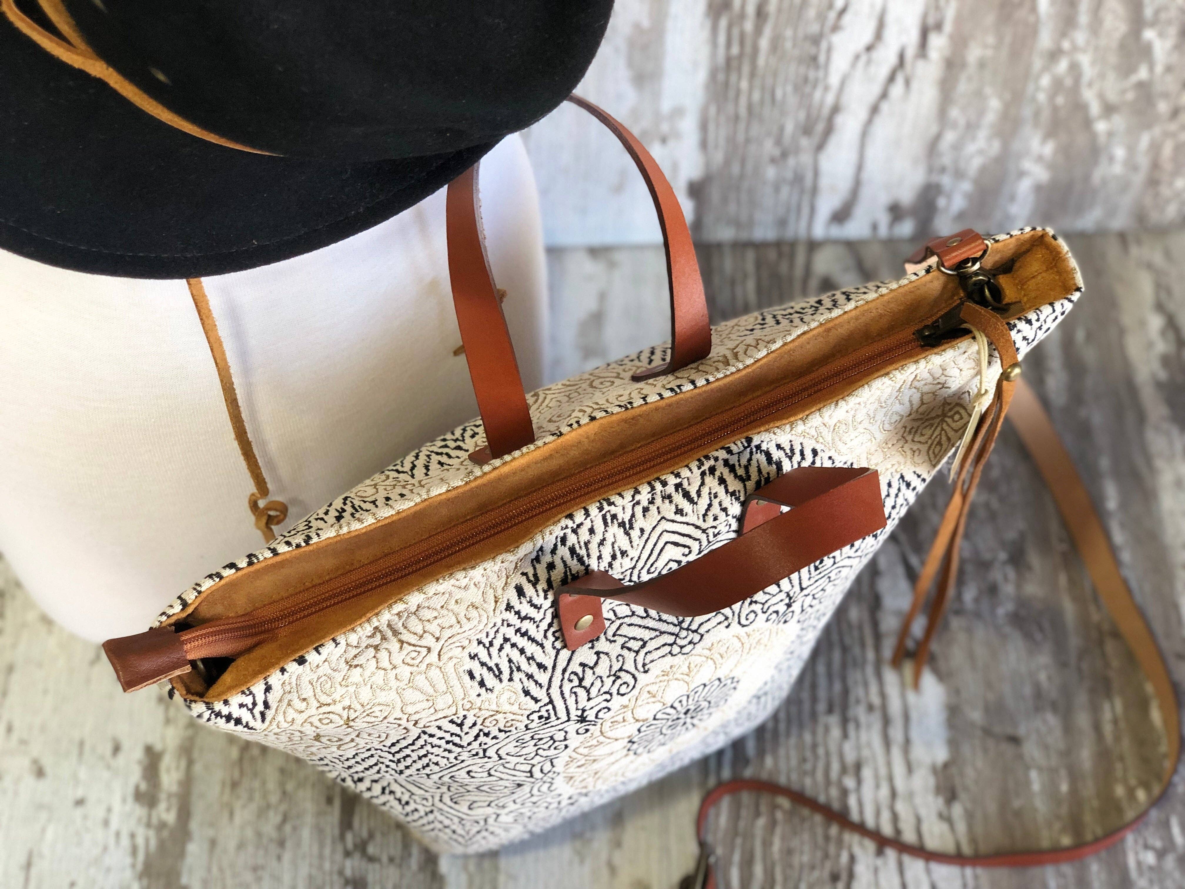 Atenti - Vente Sac à main avec poignée sur le dessus – femme - Panier Mandala New Hope2