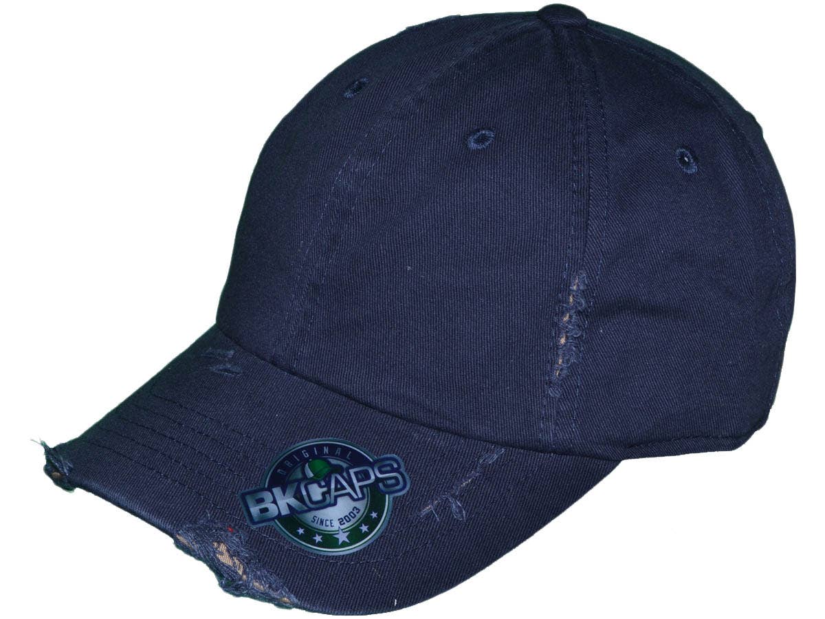 Buck Wholesale - Vendita all'ingrosso Cappellino da baseball - Unisex - Cappello vintage da papà, in cotone di alta qualità, a basso profilo, strappato7