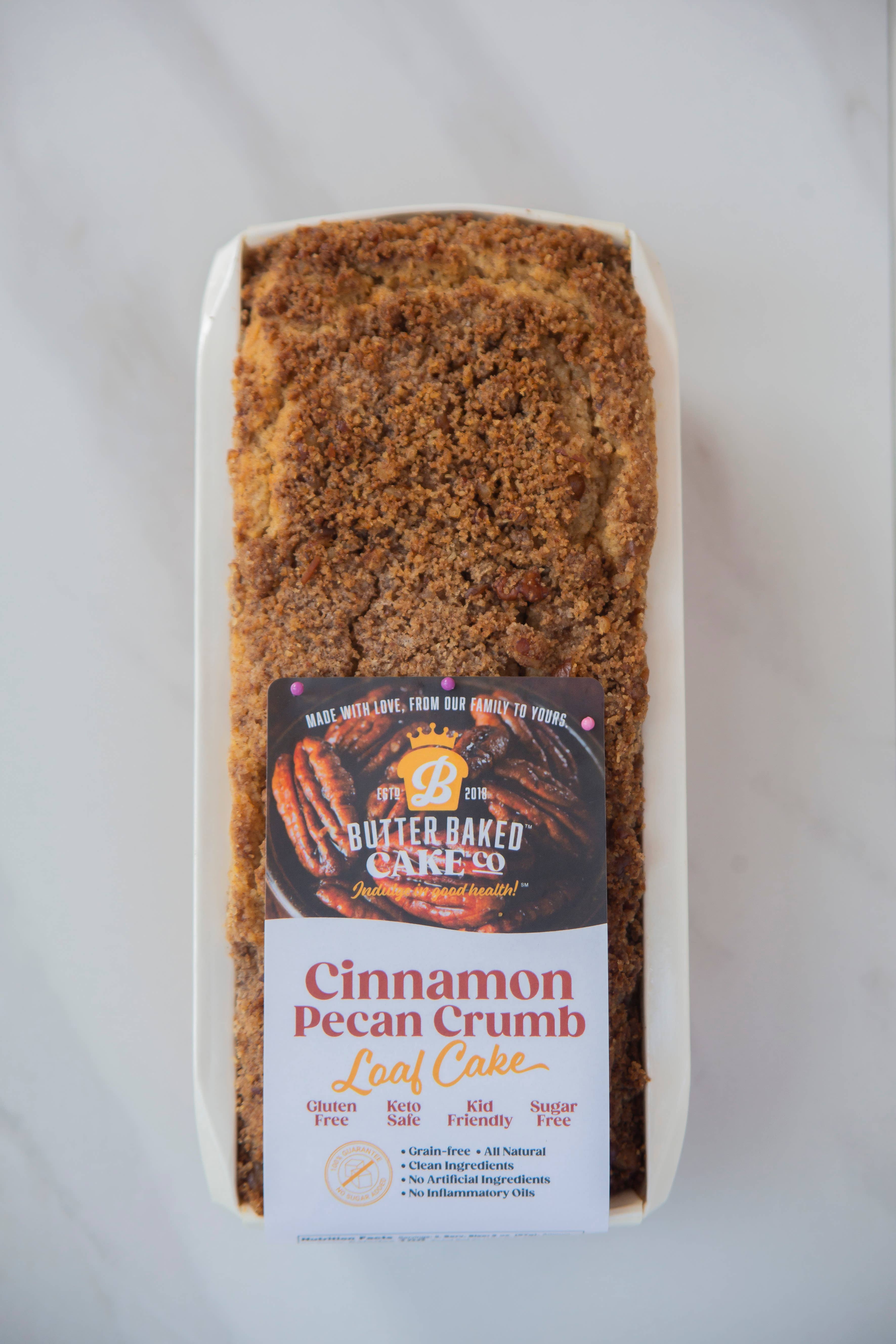 Butter Baked Cake Co - Wholesale Cake - Sugar-Free Cinnamon Crumb Keto Loaf Cake3