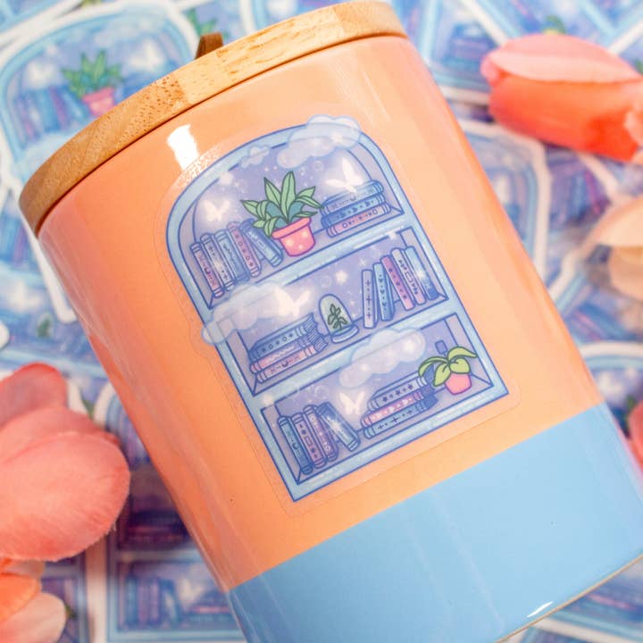 Unicorn Eclipse - Wholesale Sticker - Bookshelf Clear Sticker2