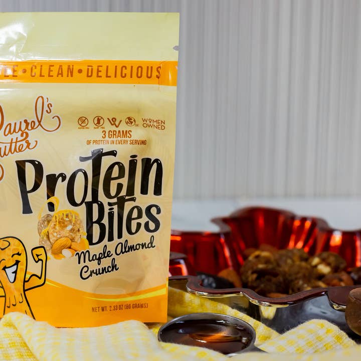 Laurel's Butter – wholesale Snack bar – Maple Almond Crunch Protein Bites2