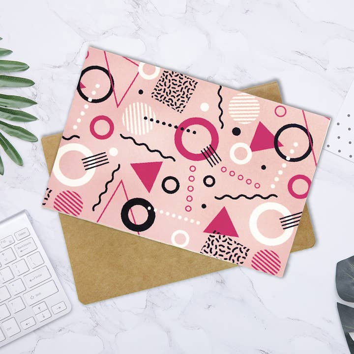 Tiny Mills - Wholesale Everyday Greeting Card - 80's Themed Retro - 36 Pack Assorted Greeting Cards6