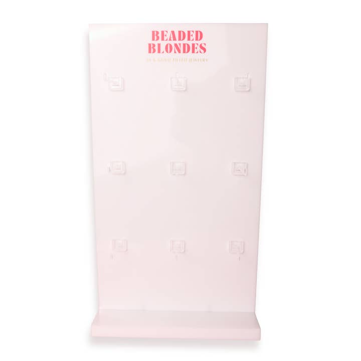 9 Peg Display for wholesale by Beaded Blondes