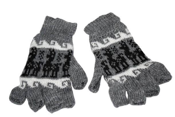 Choice Alpaca Products - Wholesale Gloves – Women's - Alpaca Inca Patterned Fingerless Gloves5
