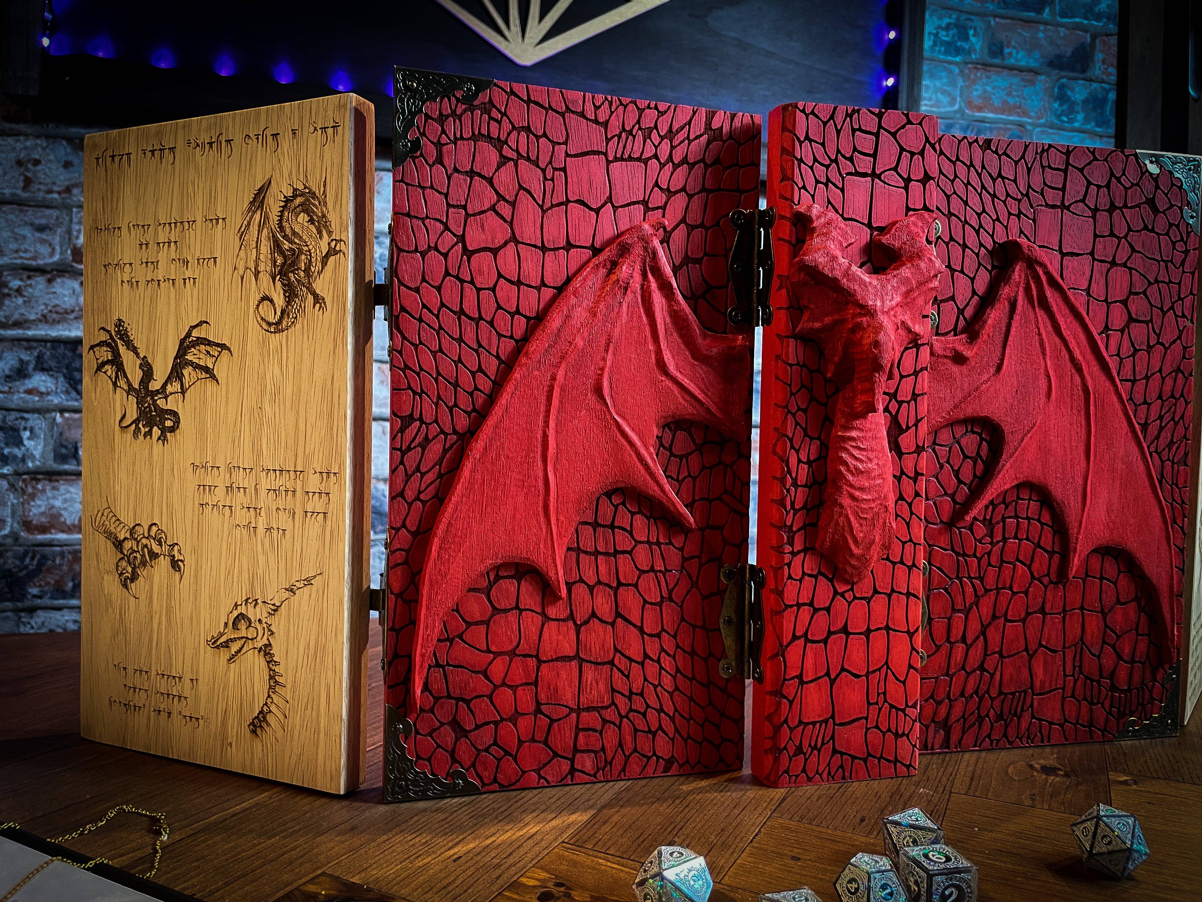 Fandomonium – wholesale Brädspel – Book of The Fire Dragon - Dungeon Master-skärm2