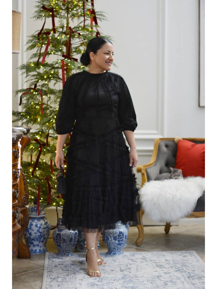 Skirt Society - Wholesale Dress - Women's - Vienna Black Tulle Dress2