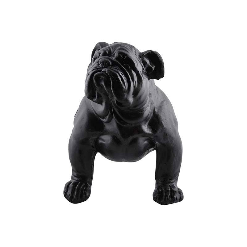 Esschert Design USA - Wholesale Bench - Bulldog Bench, Fiber Stone, Black2