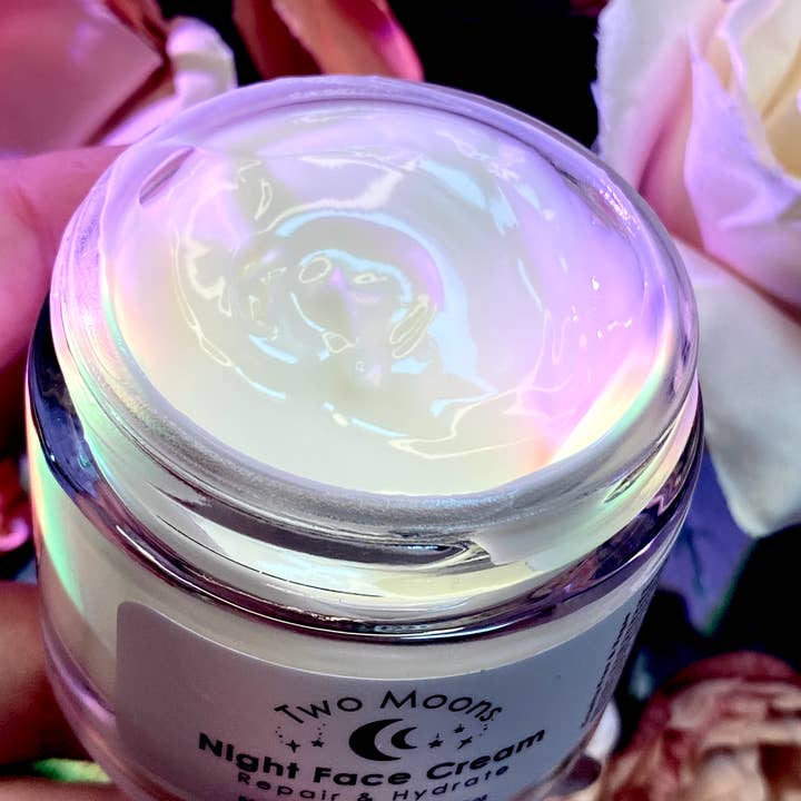 NuRevealSkincare - Wholesale Night Cream - TWO MOONS ☾☾ NIGHT FACE CREAM - Repair & Hydrate