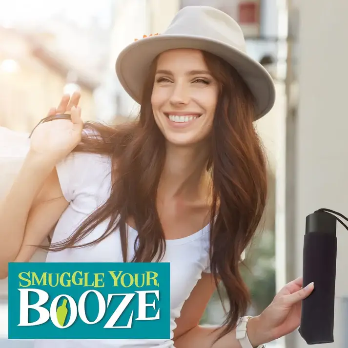 Smuggle Your Booze – wholesale Flask – Umbrella Flask - 9oz flask4