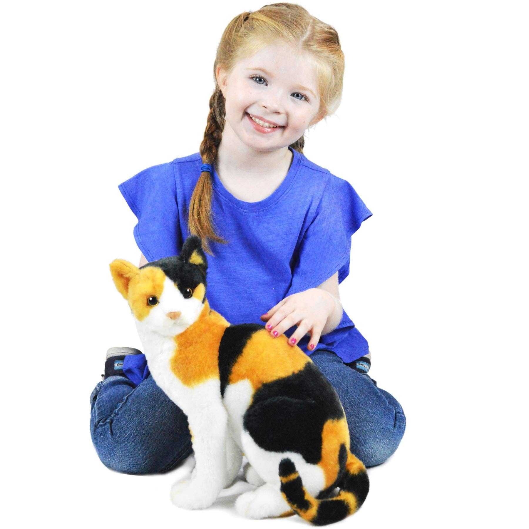 VIAHART Toy Co. - Wholesale Stuffed/Plush Toy - Kids & Baby - Catalina The Calico Cat | 14 Inch Stuffed Animal Plush1
