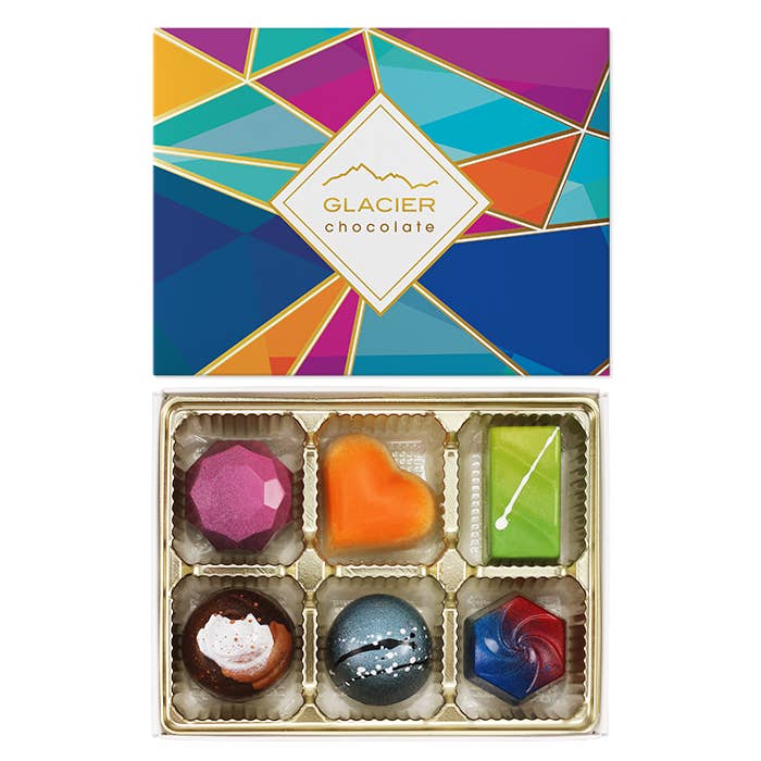 Glacier Chocolate 6 Piece Signature Collection for wholesale by Glacier Chocolate