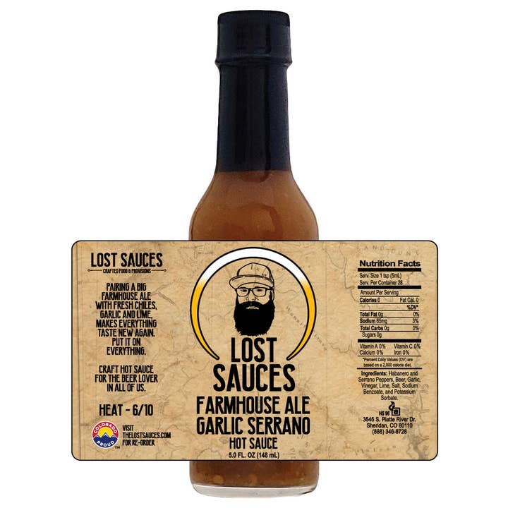 Farmhouse Ale Garlic Serrano voor wholesale door Lost Sauces