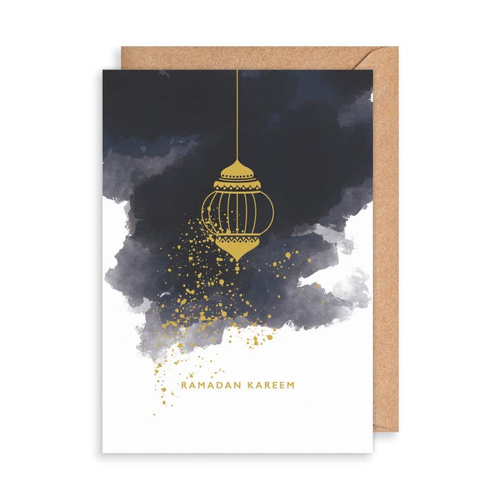 Ramadan Card Ink Lantern for wholesale by The Art File