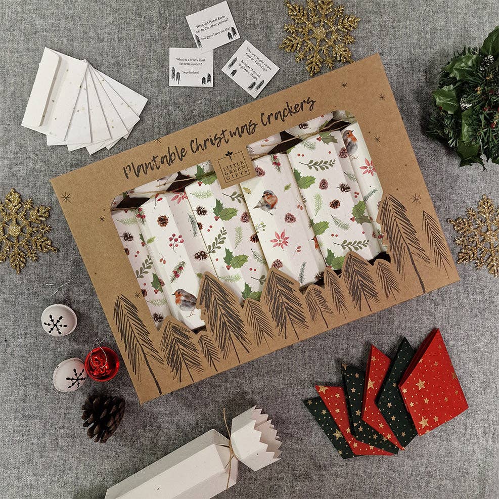 Little Green Gifts – wholesale Christmas decoration – Christmas Crackers - Box of 6 - (TU-6)0