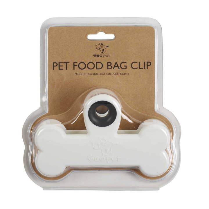 Speckle and Spot by Ore’ Originals - Wholesale Pet Bowl - Cat/Dog - Pet Food Bag Clip | Black & White1