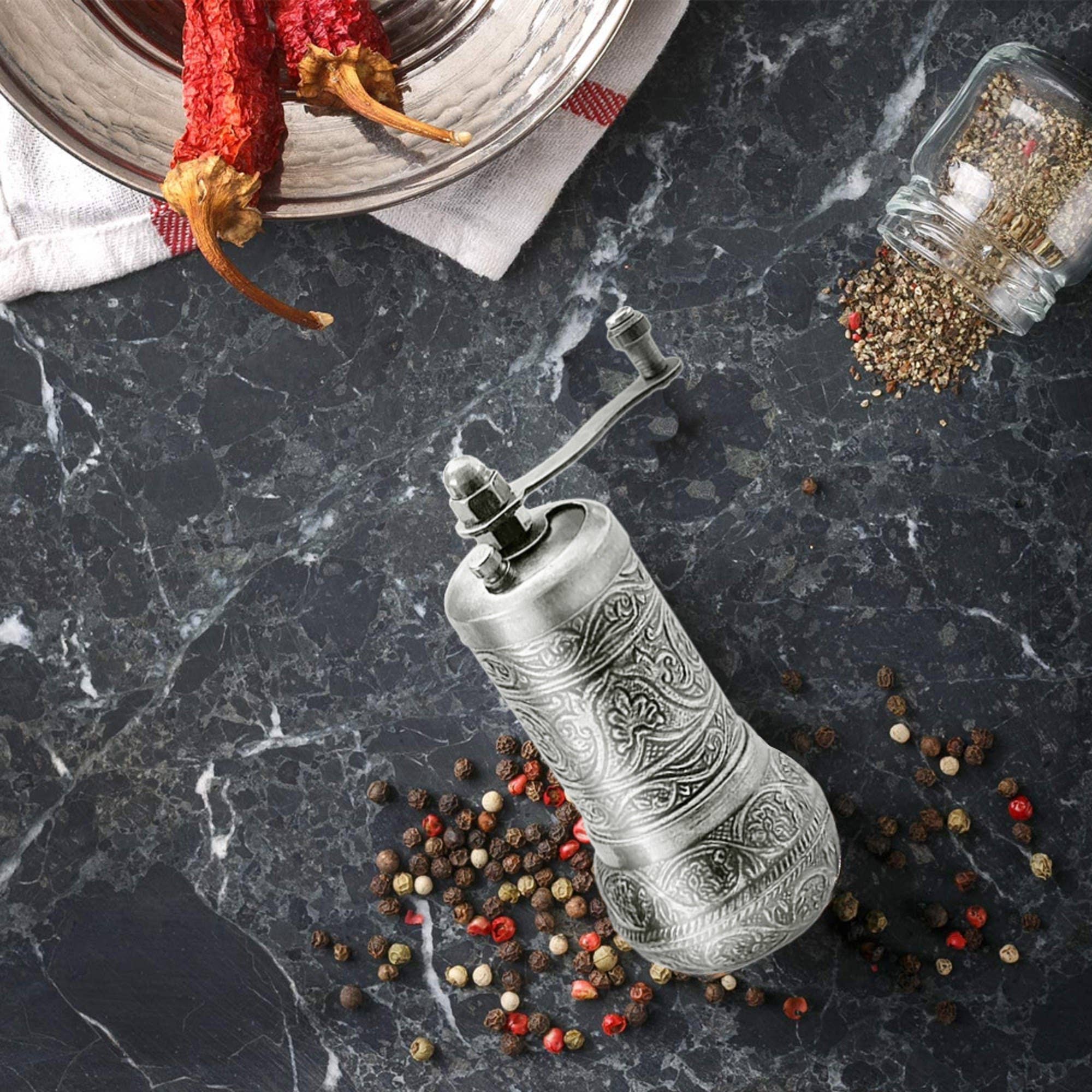 Hakan – wholesale Pepparkvarn – Hakan koppar svartpepparkvarn, påfyllbar kryddkvarn, 11 cm3