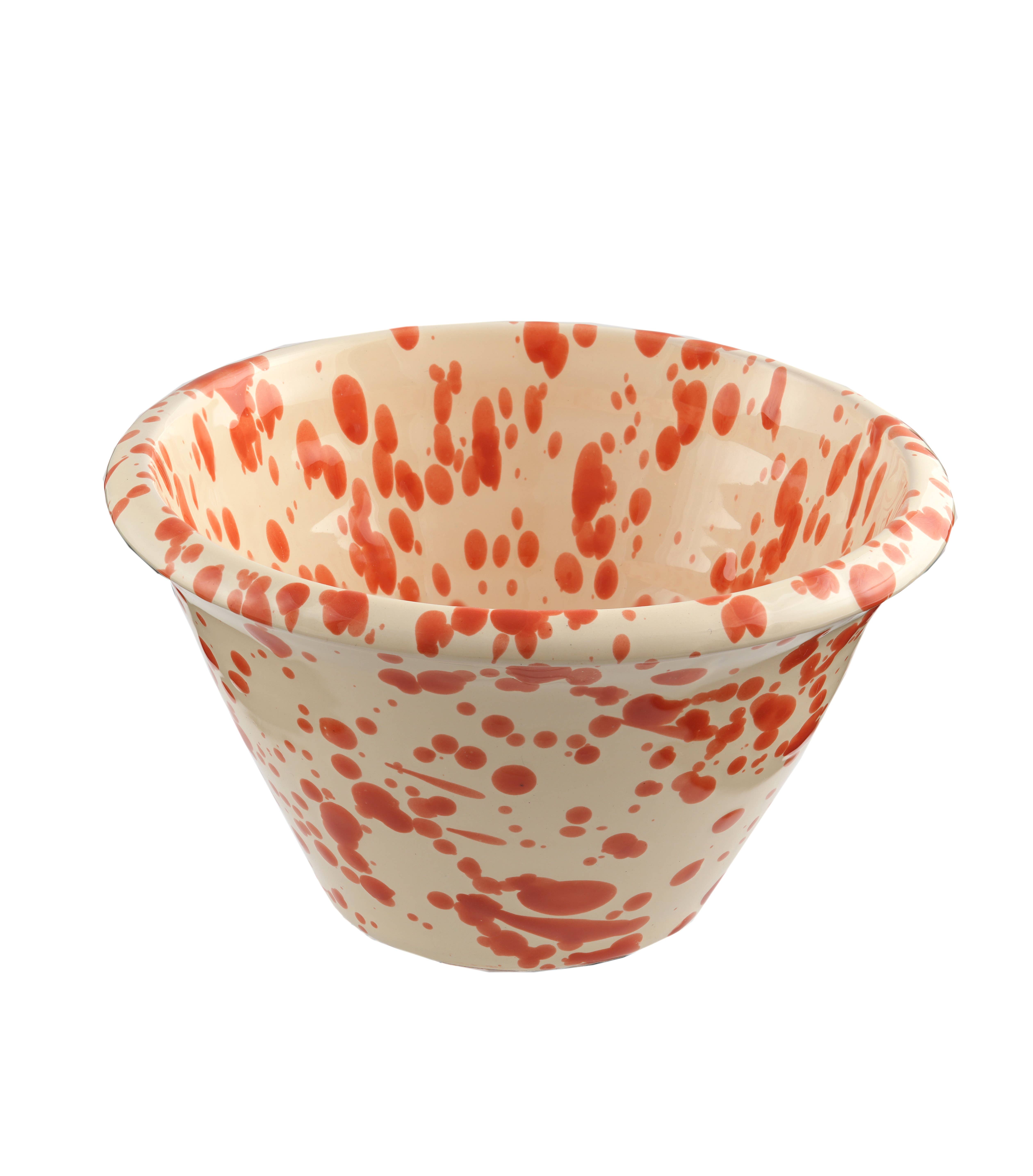 LOLIVA – Prato/tigela decorativa por atacado – Tigela de salada em terracota 15 cm - Linha Splasshed4