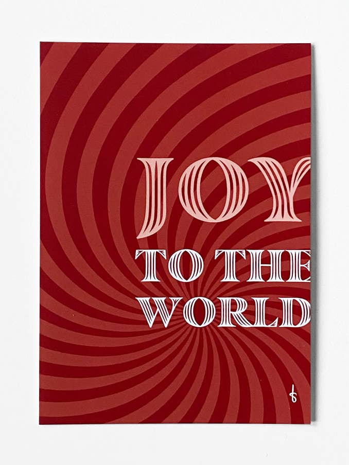 Julekort Joy for engroshandel hos Studio Blits