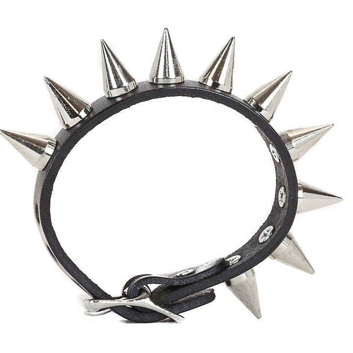 Funk Plus - Vente Bracelet jonc - BRACELET BC317 À 1 RANGÉE AVEC PETITE BOUCLE À POINTE CONIQUE2