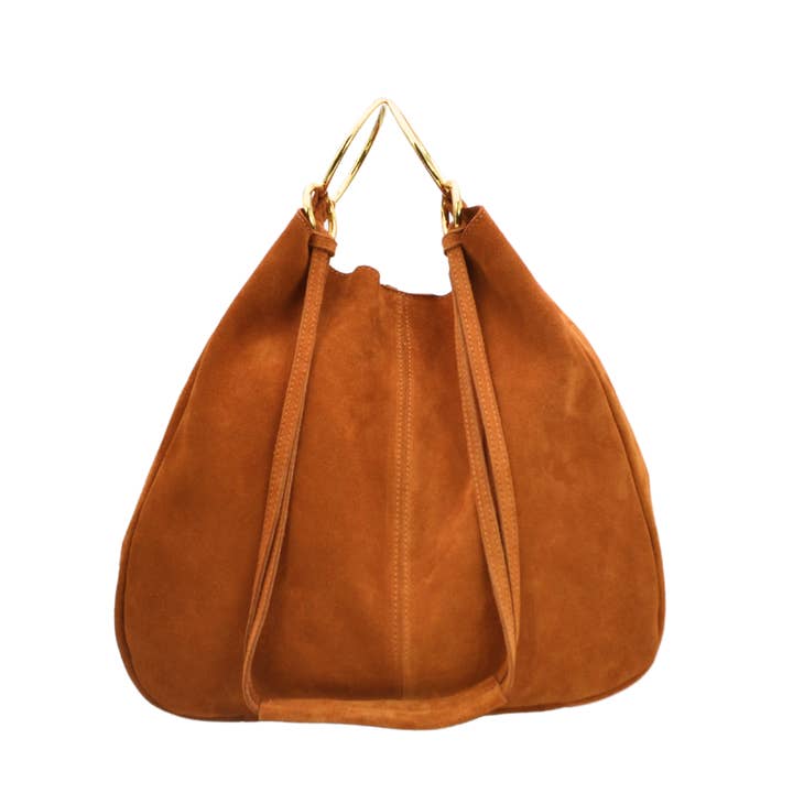 Claudia Firenze - Wholesale Shoulder Bag - Women's - Lia - Chamois Leather
