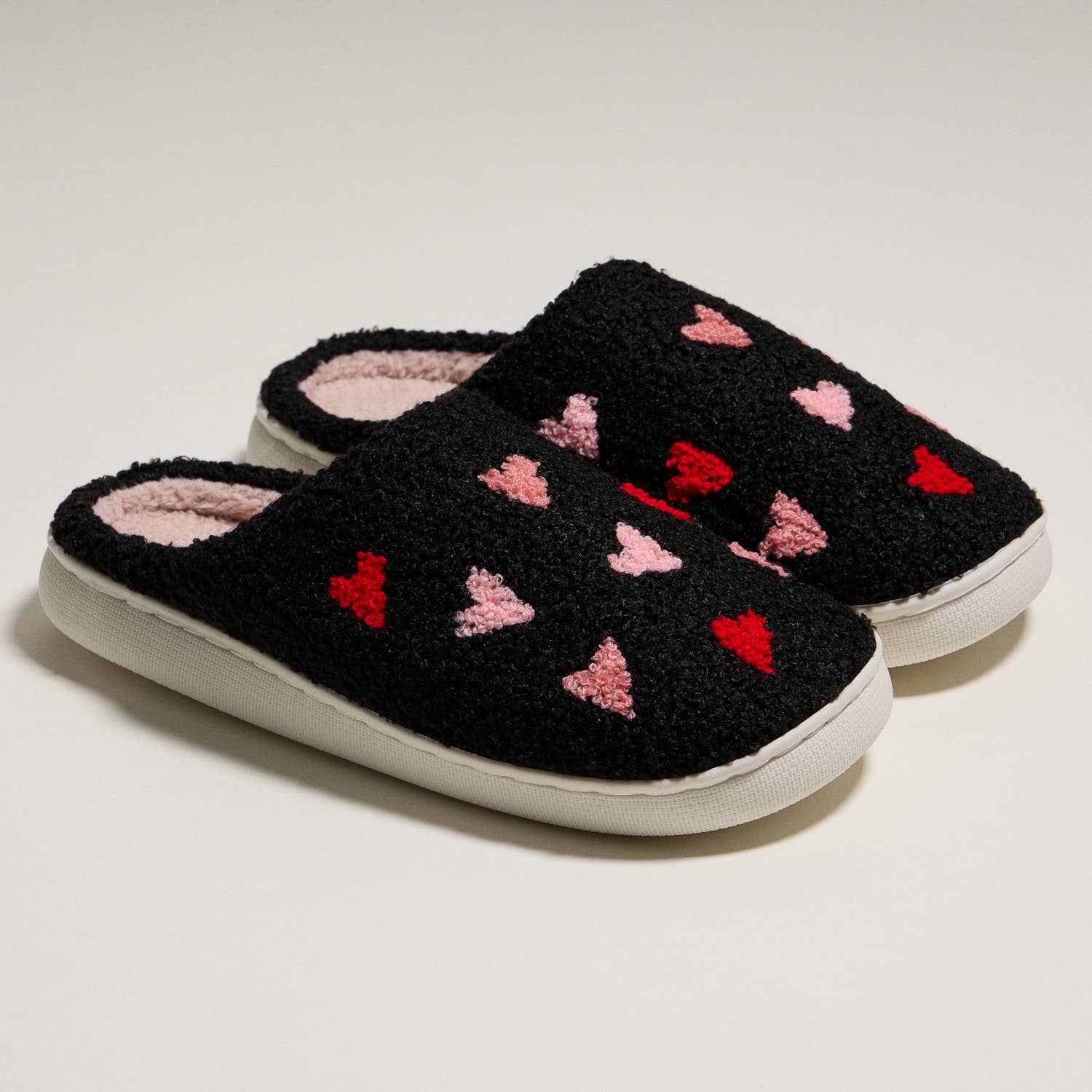 Frem - Venta al por mayor Zapatillas para casa - Mujer - Zapatillas de Casa Chic con Múltiples Corazones para Regalo de Navidad5