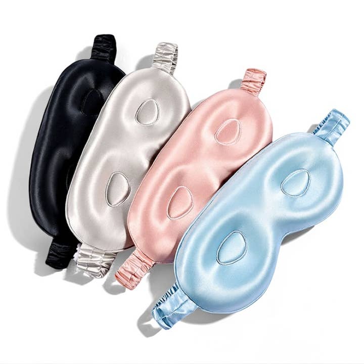 Maschera per dormire SaySilk™ 22 Momme 100% seta di gelso per la vendita all'ingrosso da parte di SaySilk™