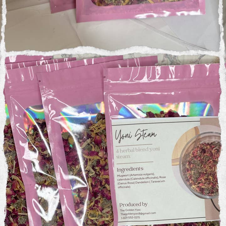 The Golden Yoni – wholesale Health/detox tea – Yoni Steam (4 blend )