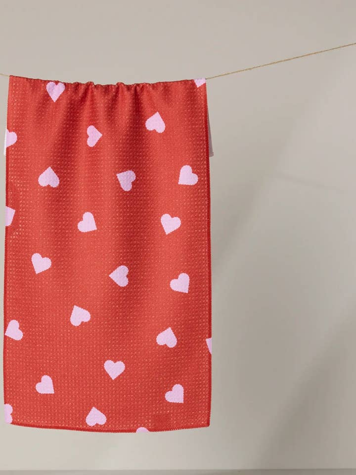 Love Toss Bar Towel for wholesale by Geometry