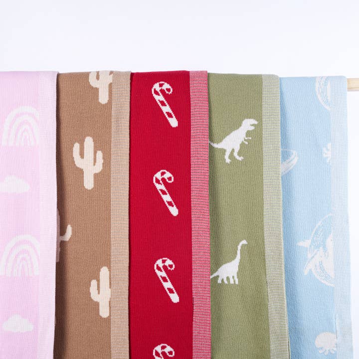 SwaddleAn - Wholesale Bedding Blanket - Kids & Baby - 100% Cotton Christmas Knitwear Baby Blanket5