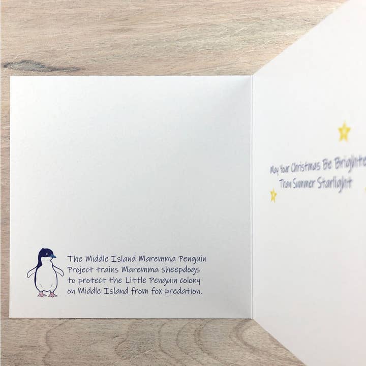 Lucky Little Penguins - Wholesale Christmas card - Card Christmas Starlight-Sold Out2